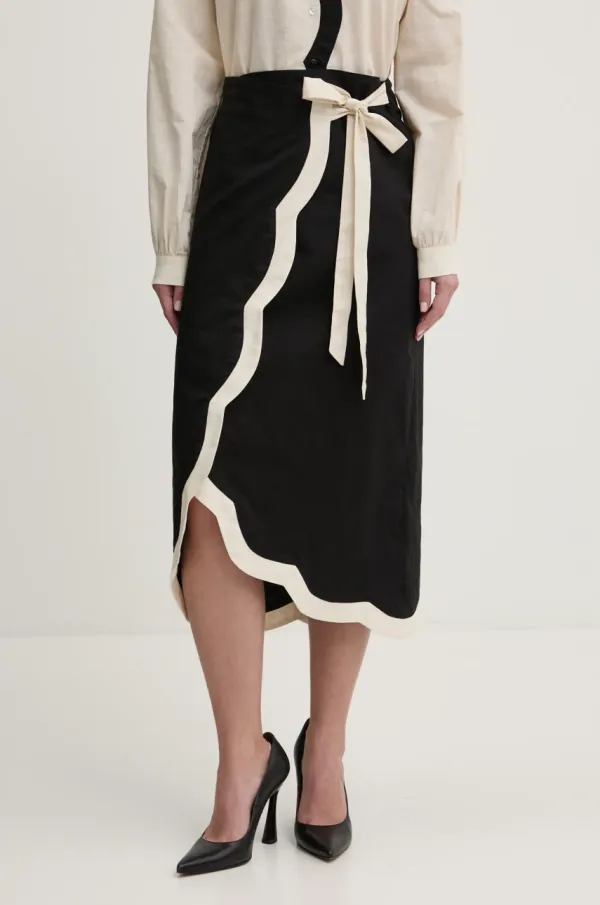 Never Fully Dressed Laneno krilo Never Fully Dressed črna barva, NFDSK640