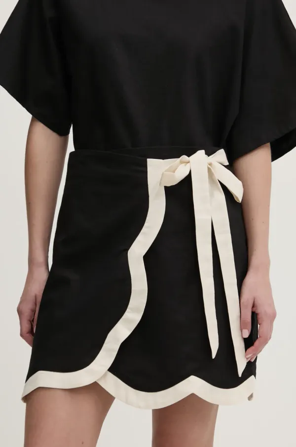 Never Fully Dressed Laneno krilo Never Fully Dressed črna barva, NFDSK641