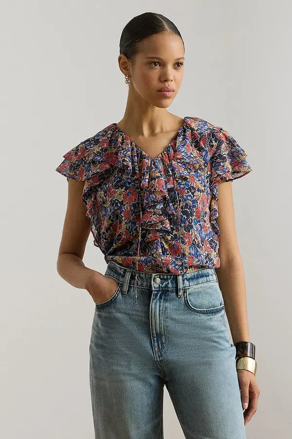 Lauren Ralph Lauren Lauren Ralph Lauren bluza z volančki ženska