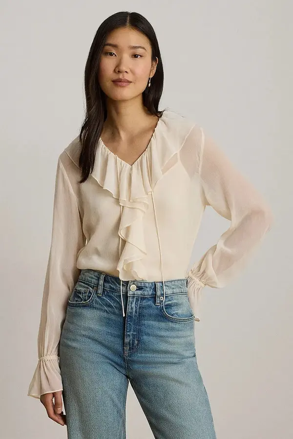 Lauren Ralph Lauren Lauren Ralph Lauren bluza z volančki ženska