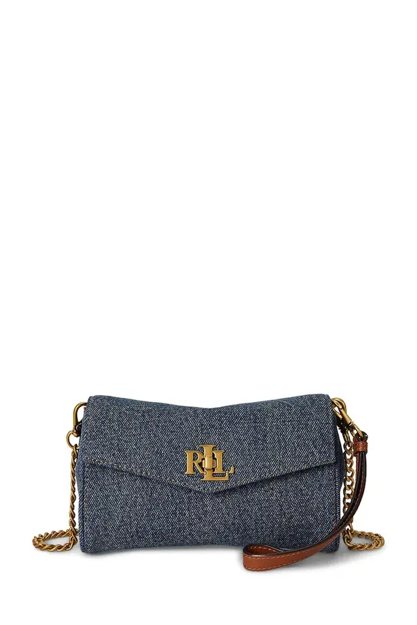 Lauren Ralph Lauren Lauren Ralph Lauren crossbody torbica ženska jeans
