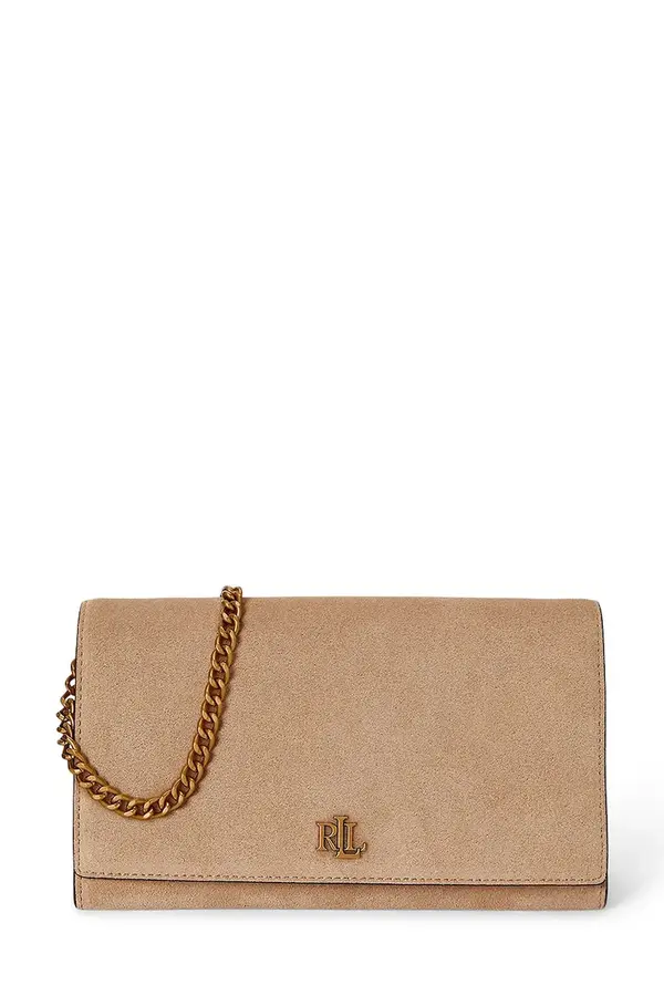 Lauren Ralph Lauren Lauren Ralph Lauren crossbody torbica ženska semišasta