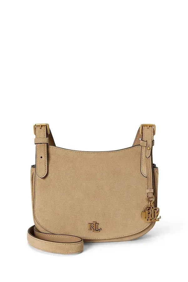 Lauren Ralph Lauren Lauren Ralph Lauren crossbody torbica ženska semišasta