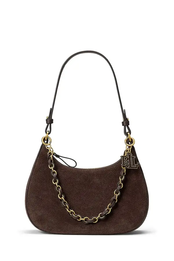 Lauren Ralph Lauren Lauren Ralph Lauren crossbody torbica ženska semišasta