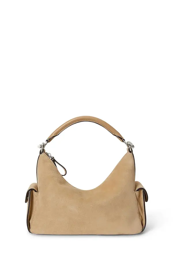 Lauren Ralph Lauren Lauren Ralph Lauren hobo torbica ženska semišasta