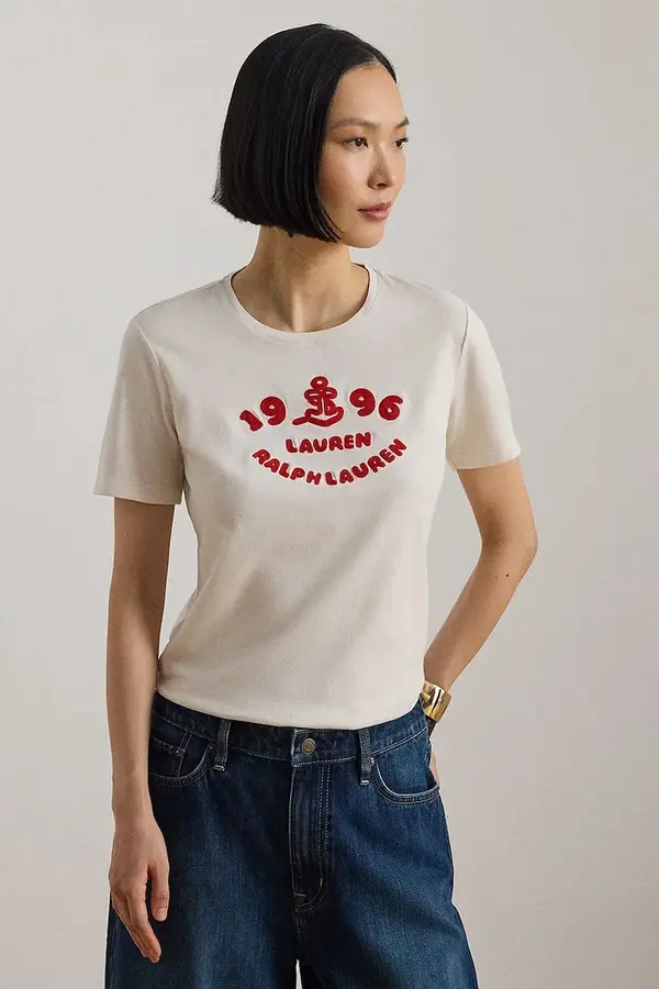 Lauren Ralph Lauren Lauren Ralph Lauren kratka majica ženska bombažna