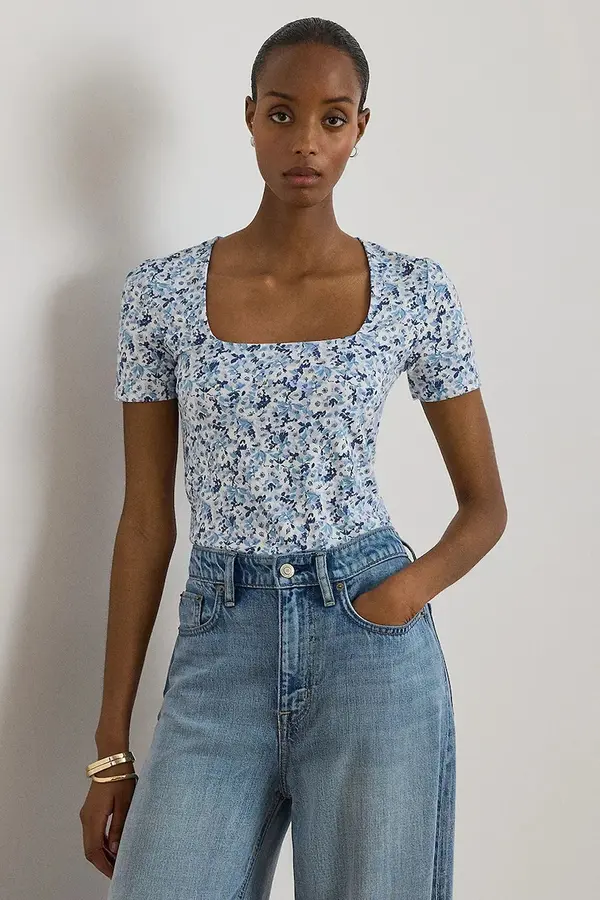 Lauren Ralph Lauren Lauren Ralph Lauren kratka majica ženska bombažna