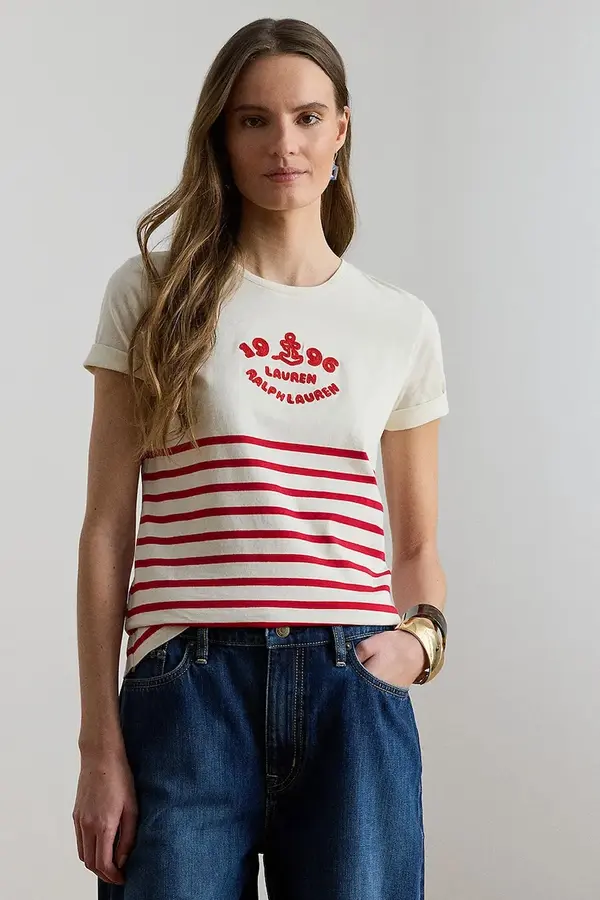 Lauren Ralph Lauren Lauren Ralph Lauren kratka majica ženska bombažna