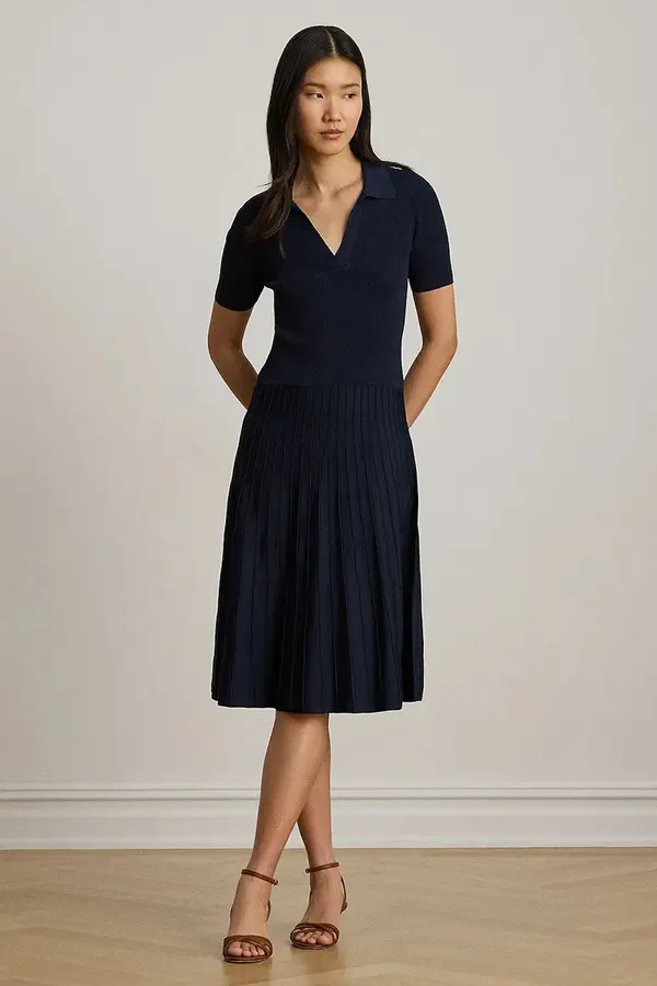 Lauren Ralph Lauren Lauren Ralph Lauren obleka z viskozo
