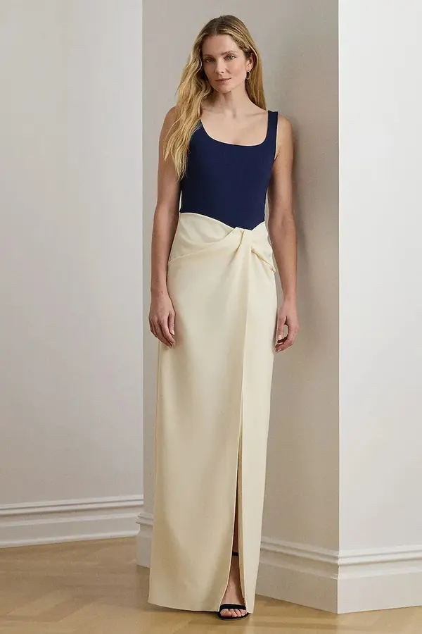 Lauren Ralph Lauren Lauren Ralph Lauren obleka z viskozo