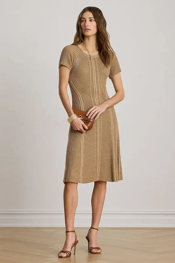 Lauren Ralph Lauren Lauren Ralph Lauren obleka z viskozo