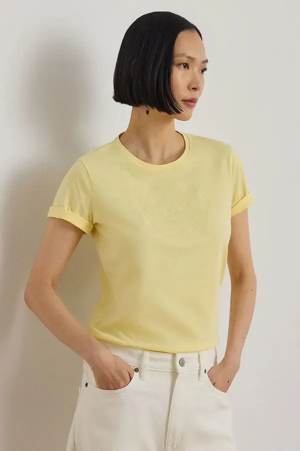 Lauren Ralph Lauren Lauren Ralph Lauren osnovna kratka majica ženska bombažna