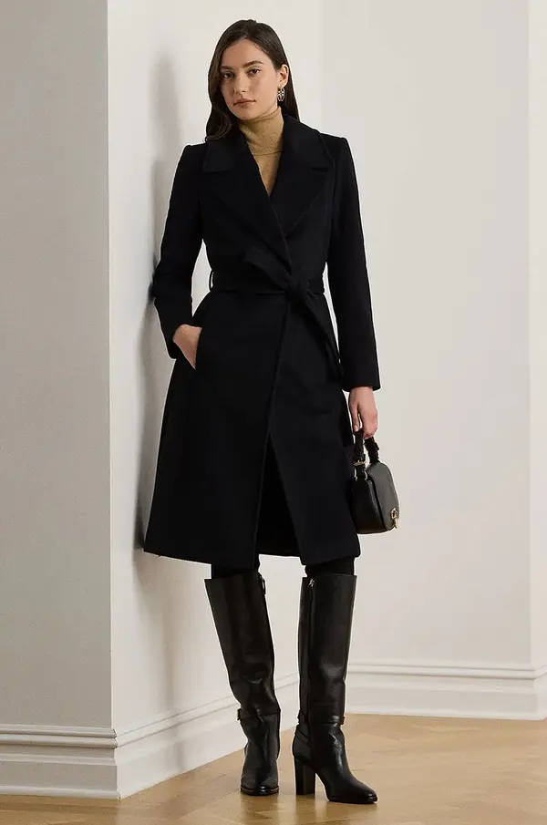 Lauren Ralph Lauren Lauren Ralph Lauren plašč z dodatkom volne