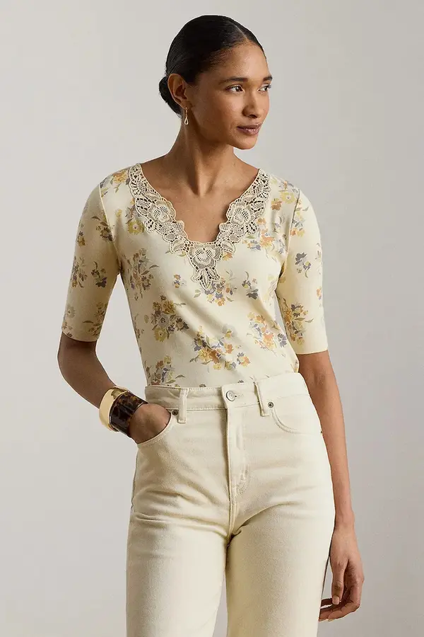 Lauren Ralph Lauren Lauren Ralph Lauren polo majica ženska z bombažem