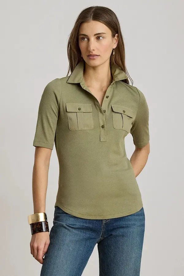 Lauren Ralph Lauren Lauren Ralph Lauren polo majica ženska z bombažem