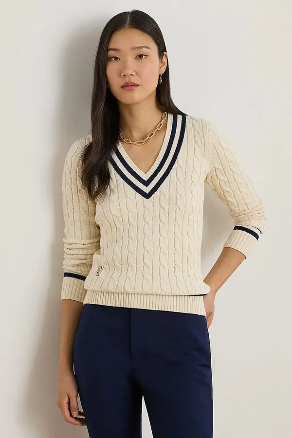 Lauren Ralph Lauren Lauren Ralph Lauren pulover ženski bombažen