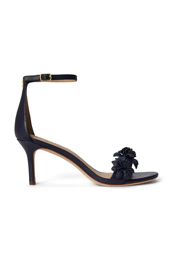 Lauren Ralph Lauren Lauren Ralph Lauren sandali z visoko peto usnjeni Allie M Flwr