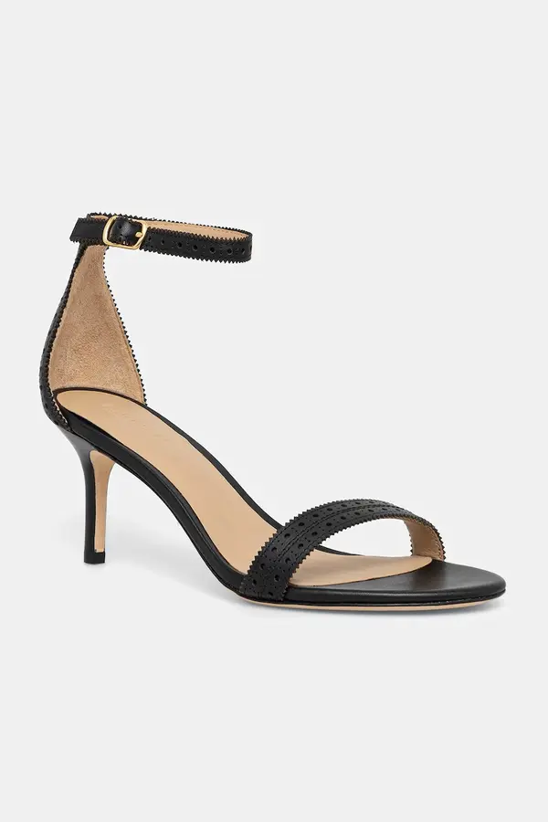 Lauren Ralph Lauren Lauren Ralph Lauren sandali z visoko peto usnjeni Allie M