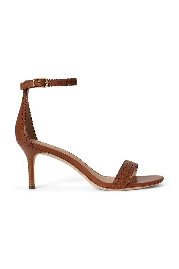 Lauren Ralph Lauren Lauren Ralph Lauren sandali z visoko peto usnjeni Allie M