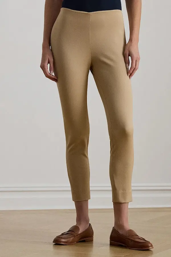 Lauren Ralph Lauren Lauren Ralph Lauren slim hlače ženske iz viskoze