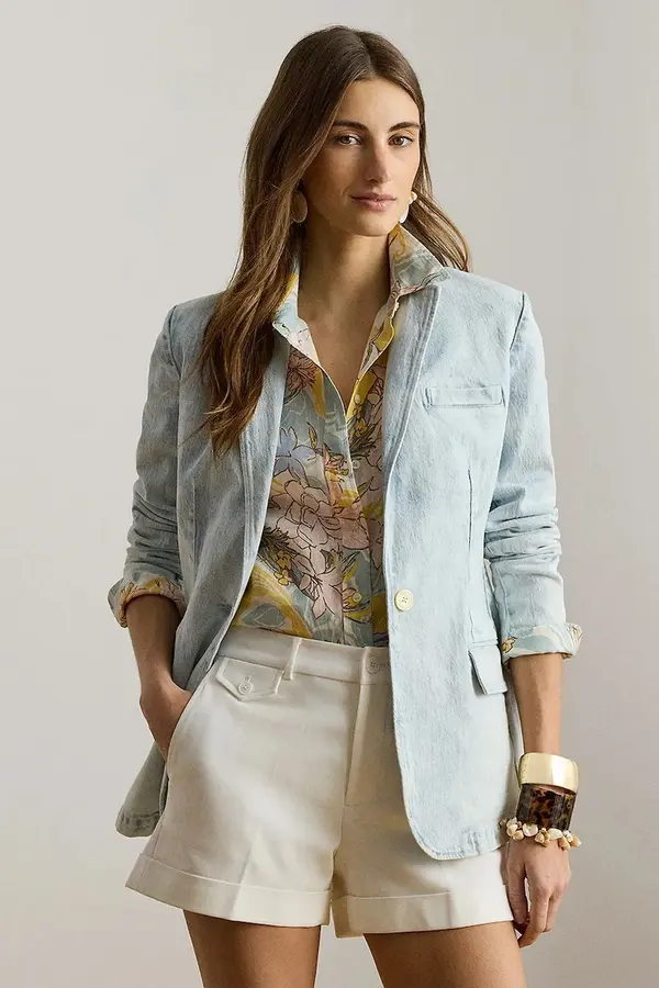 Lauren Ralph Lauren Lauren Ralph Lauren suknjič ženski bombažen