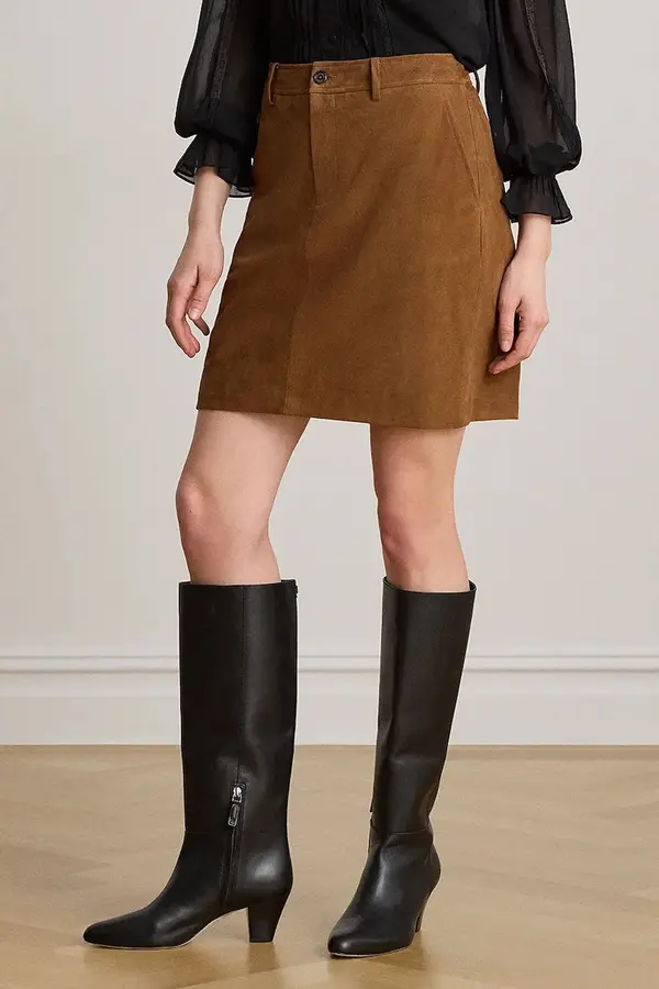 Lauren Ralph Lauren Lauren Ralph Lauren svinčnik krilo semišasto