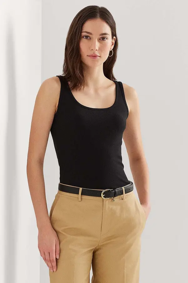Lauren Ralph Lauren Lauren Ralph Lauren top ženski z bombažem