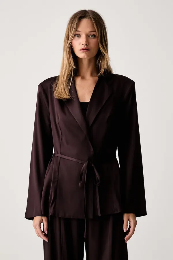 Le Privé Le Privé blazer ženski z lyocellom ROMY BLAZER