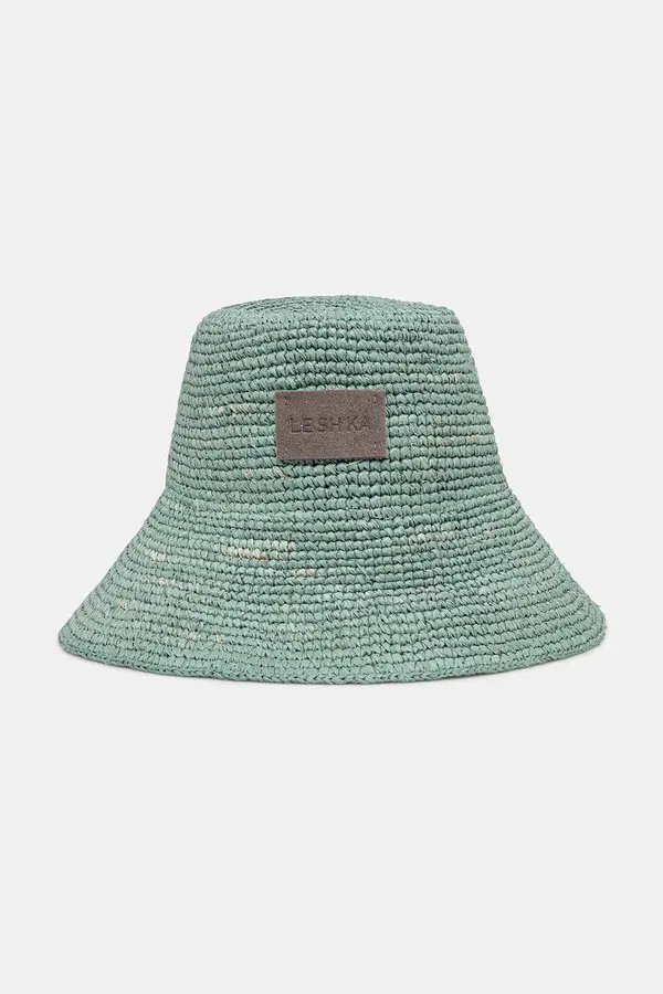 LE SH KA headwear LE SH KA headwear klobuk ženski pleten Blue Bucket Hat