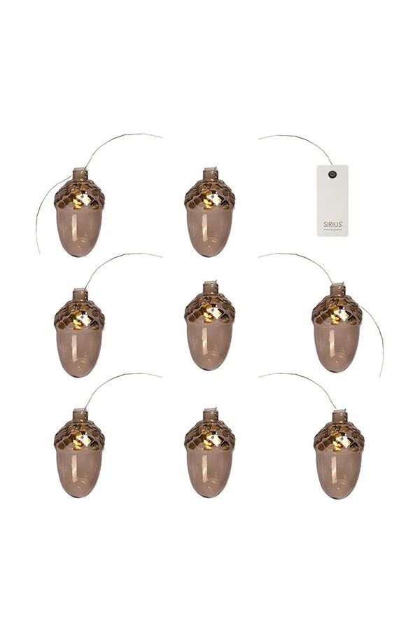 Sirius Led girlanda Sirius Celina Agern 105 cm rjava barva