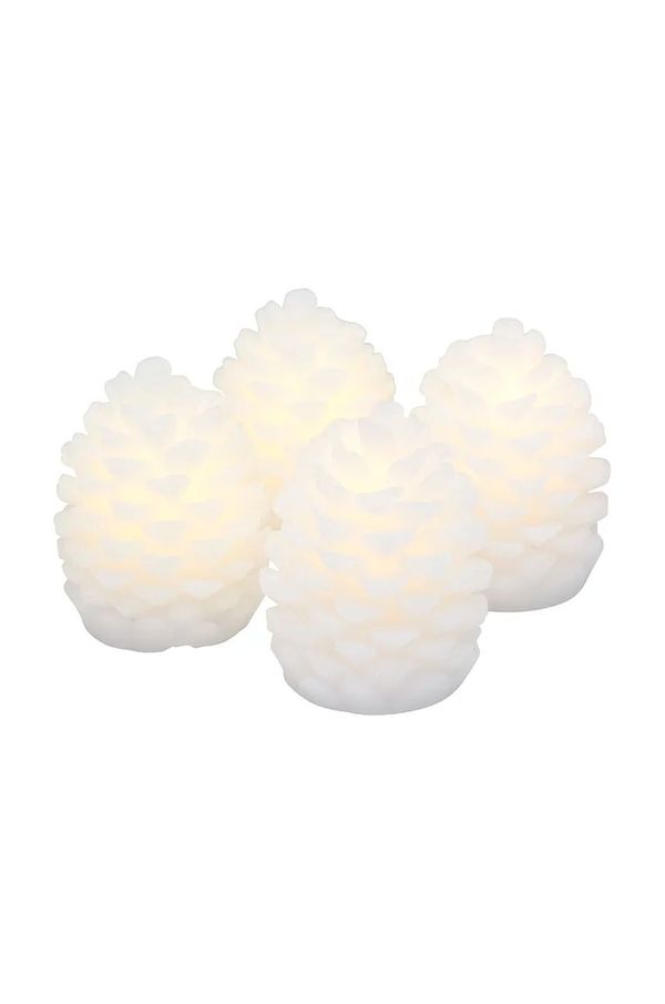 Sirius Led komplet božičnih okraskov Sirius Clara Kogle 4-pack bela barva