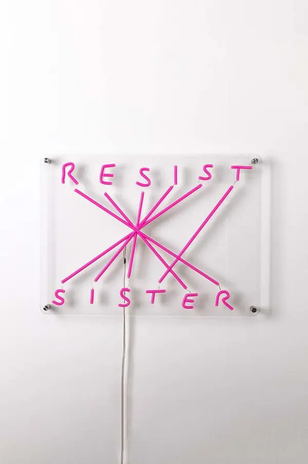 Seletti Led stenska dekoracija Seletti Resist Sister