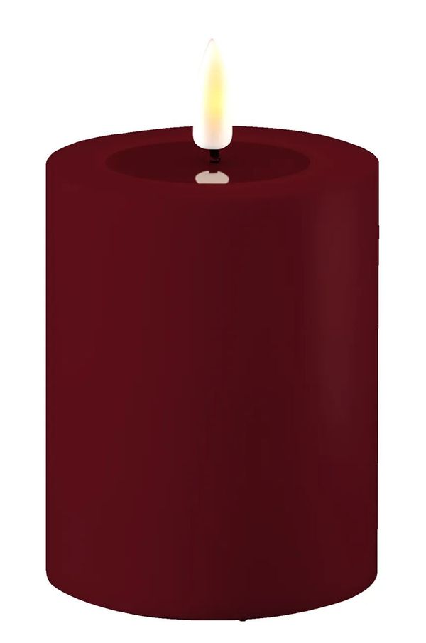 Deluxe Homeart Led sveča Deluxe Homeart 7,5 x 10 cm bordo barva