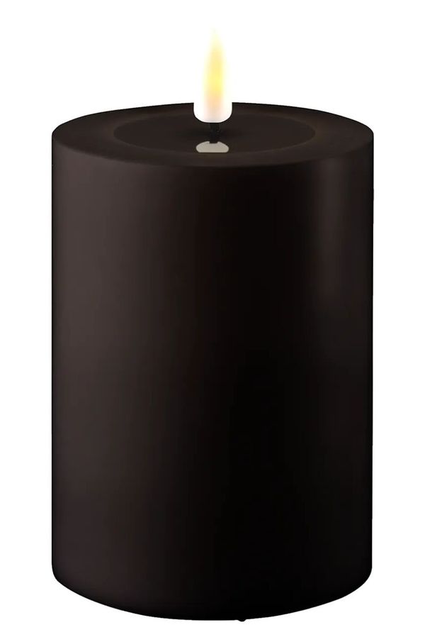 Deluxe Homeart Led sveča Deluxe Homeart 7,5 x 12,5 cm črna barva