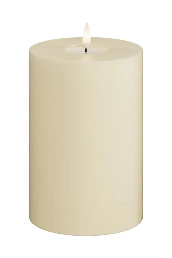 Deluxe Homeart Led sveča Deluxe Homeart Cream Bloklys 10 x 15 cm