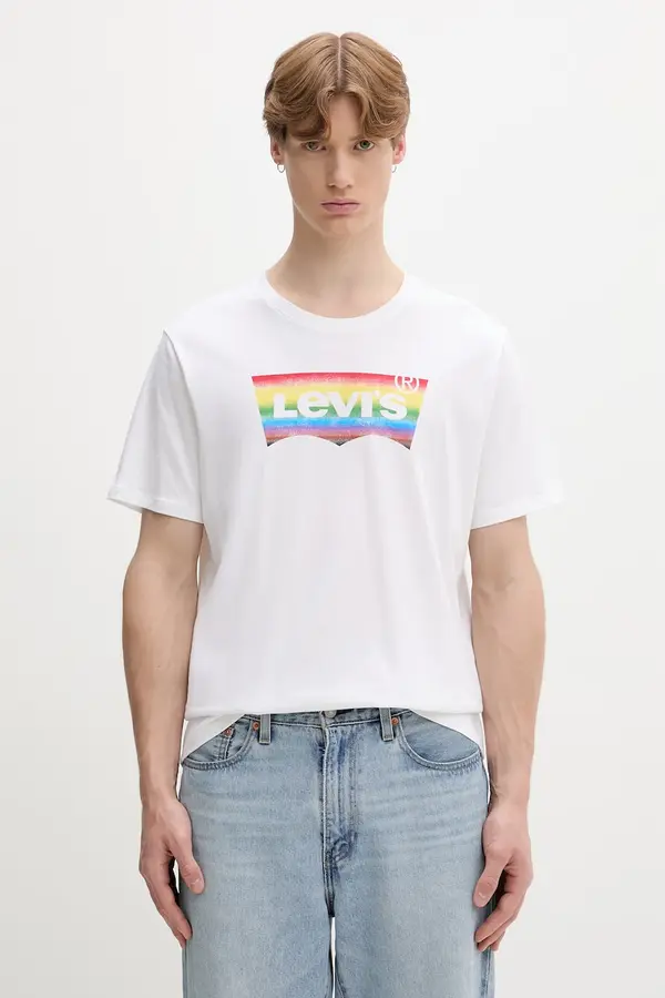 Levi's Levi's kratka majica moška bombažna COMMUNITY TEE x PRIDE