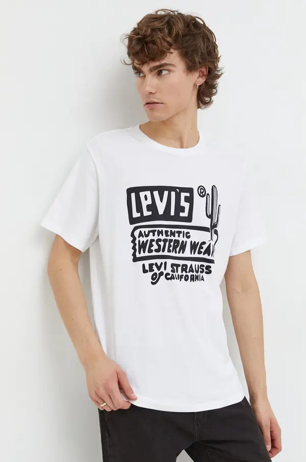 Levi's Levi's kratka majica moška bombažna GRAPHIC CREWNECK