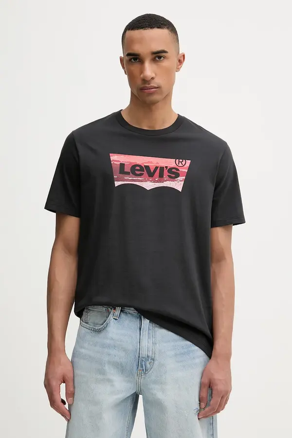 Levi's Levi's kratka majica moška bombažna GRAPHIC CREWNECK
