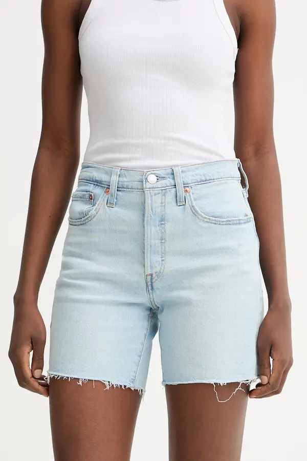 Levi's Levi's kratke hlače ženske denim 501® MID THIGH