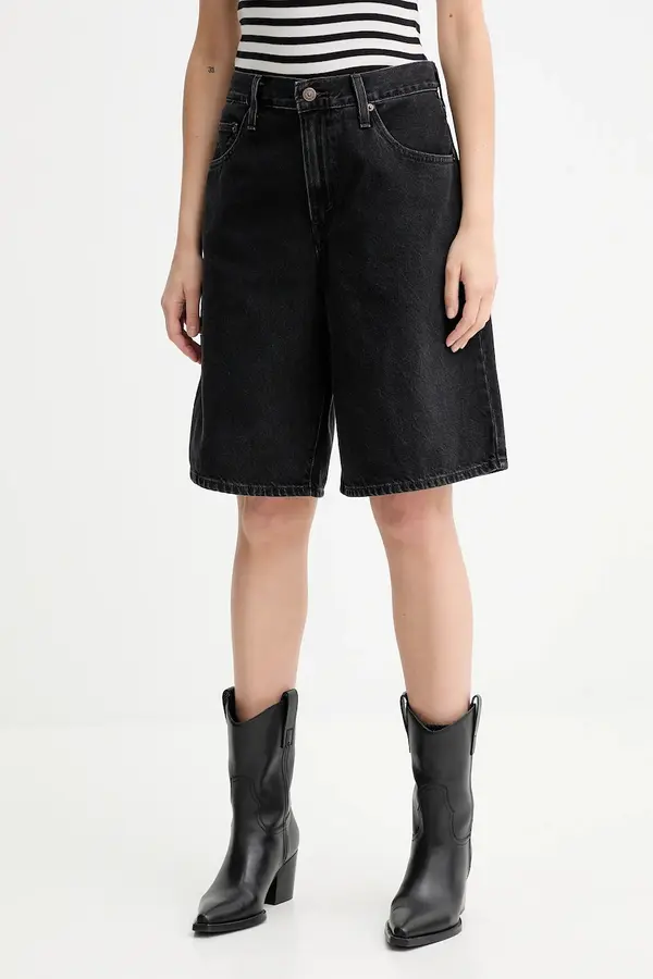 Levi's Levi's kratke hlače ženske denim BAGGY DAD