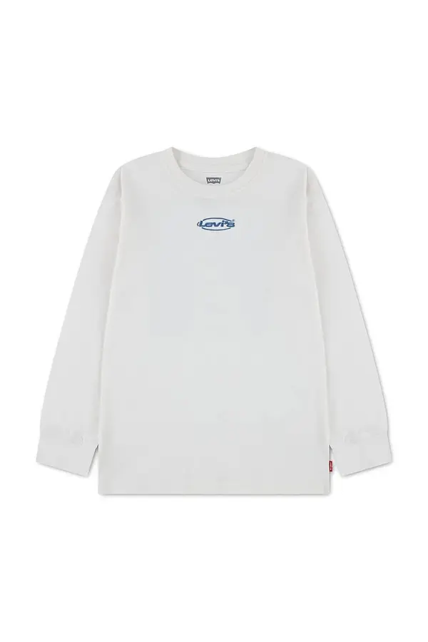 Levi's Levi's majica z dolgimi rokavi otroška z bombažem HERITAGE LOGOS TEE