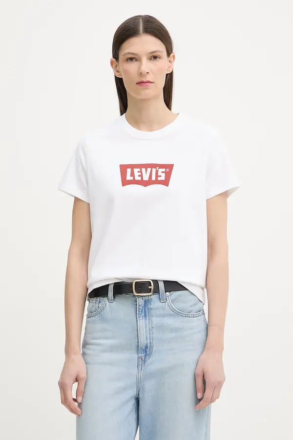 Levi's Levi's osnovna kratka majica ženska bombažna GR T2 PERFECT TEE