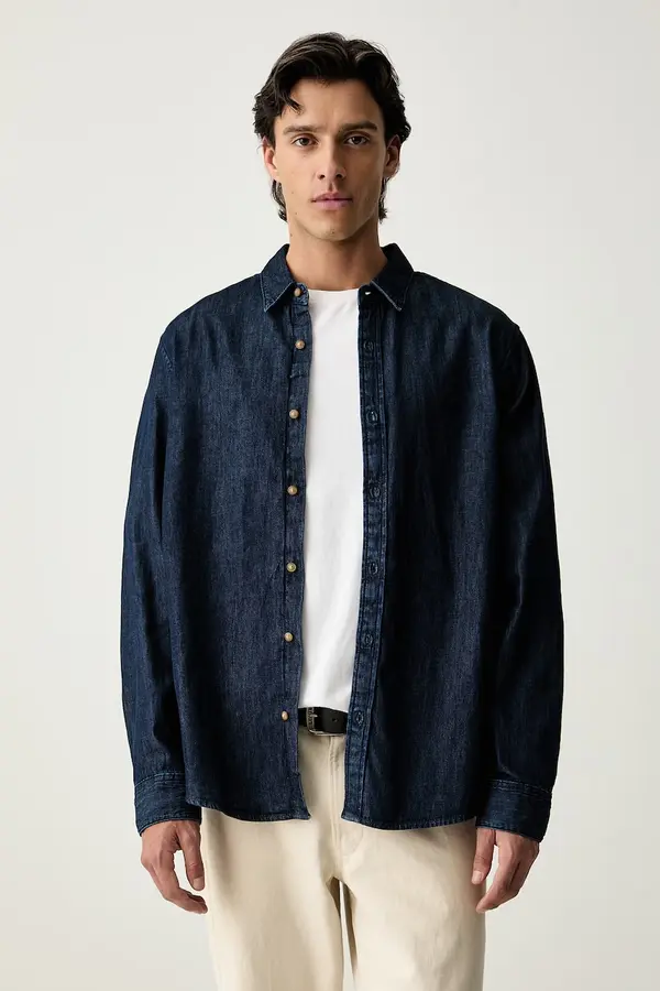 Levi's Levi's oxford srajca moška bombažna BATTERY HOUSEMARK STANDARD