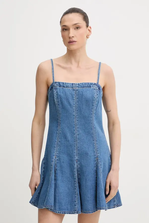 Levi's Levi's poletna denim obleka DENIM GODET