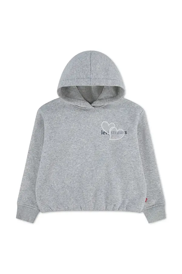 Levi's Levi's pulover s kapuco otroški z bombažem MEET AND GREET BUBBLE HOOD
