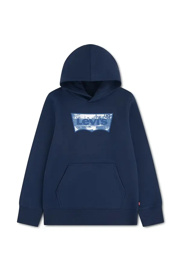 Levi's Levi's pulover s kapuco otroški z bombažem SKATE PARK BATWING HOODIE