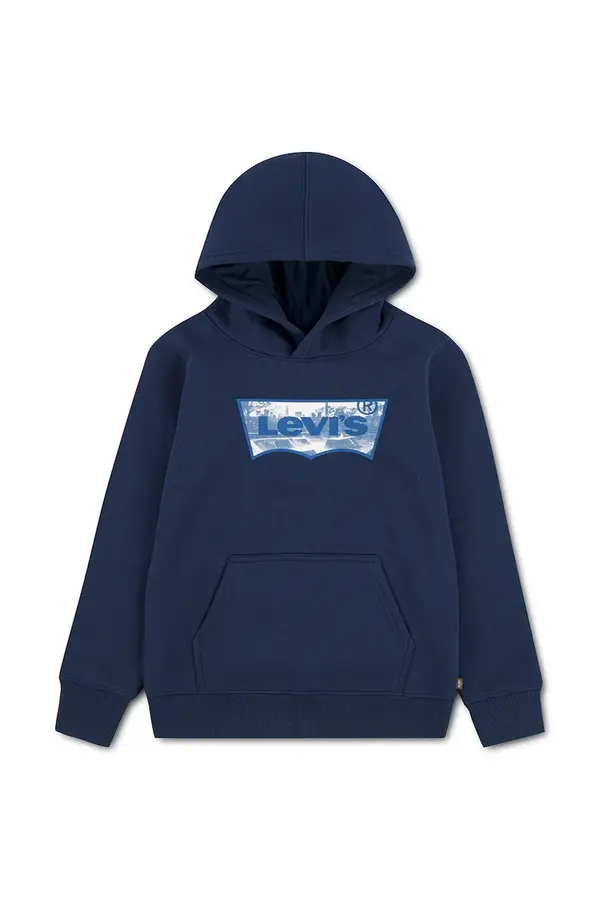 Levi's Levi's pulover s kapuco otroški z bombažem SKATE PARK BATWING HOODIE