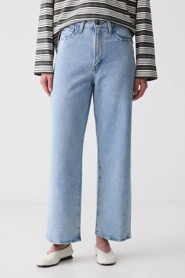Levi's Levi's ravne kavbojke ženske HIGH WAISTED STRAIGHT