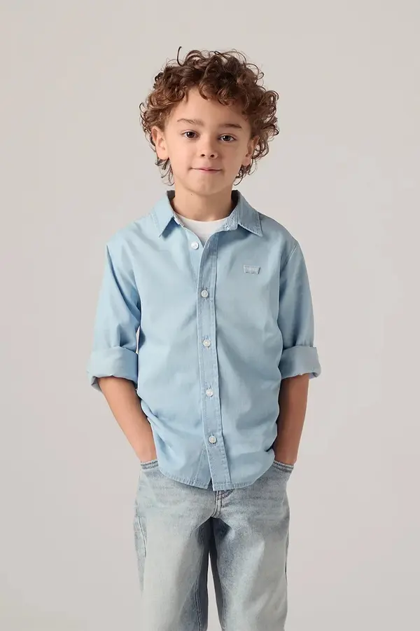 Levi's Levi's srajca otroška bombažna BATTERY HOUSEMARK SHIRT