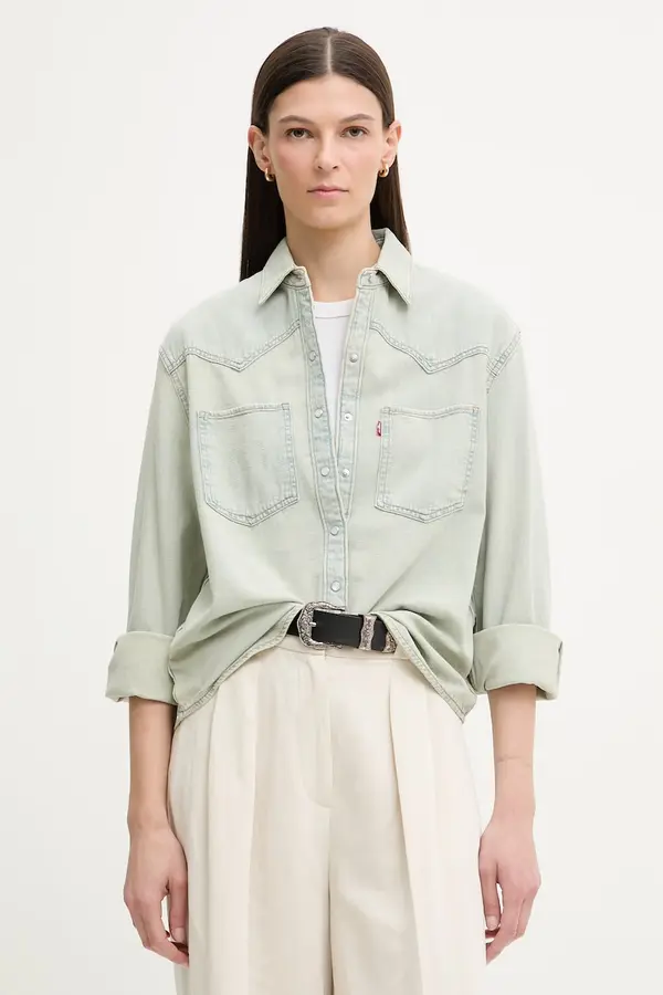 Levi's Levi's srajca ženska denimova TEODORA WESTERN